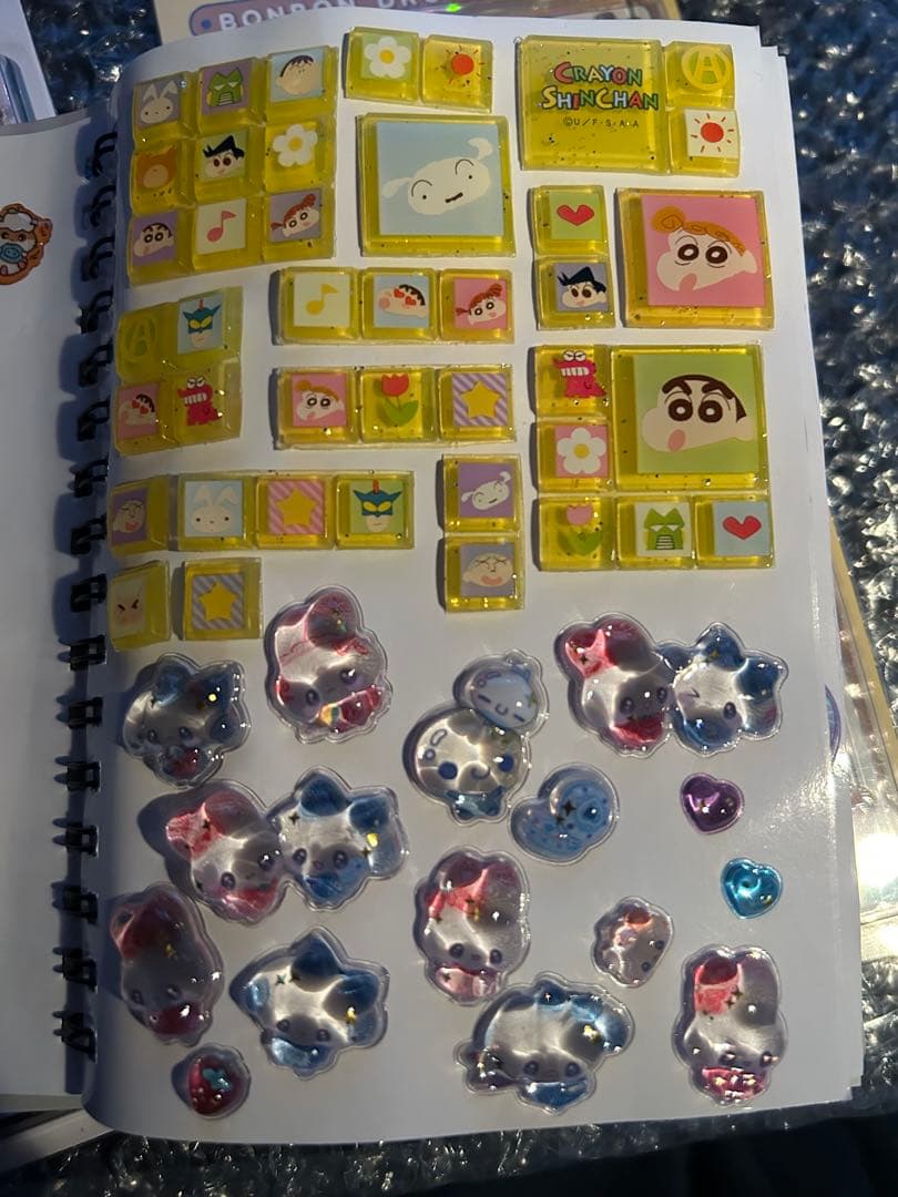 シール帳 完成品 ボンボンドロップシール うるちゅるシール シール帳付き