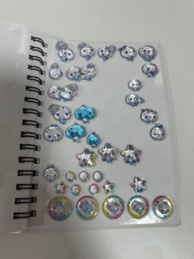 シール帳 完成品 ボンボンドロップシール うるちゅるシール シール帳付き