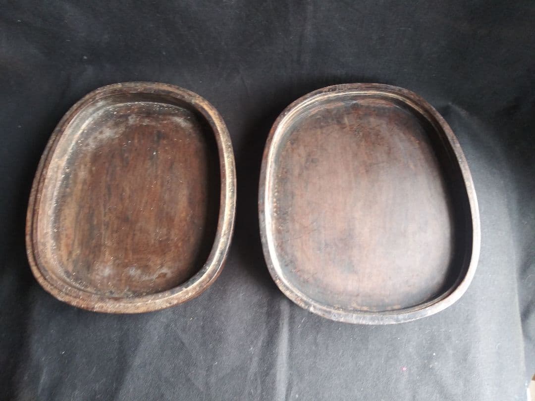 古硯(中型)　清代随形硯　書道　アンティーク　NO.660