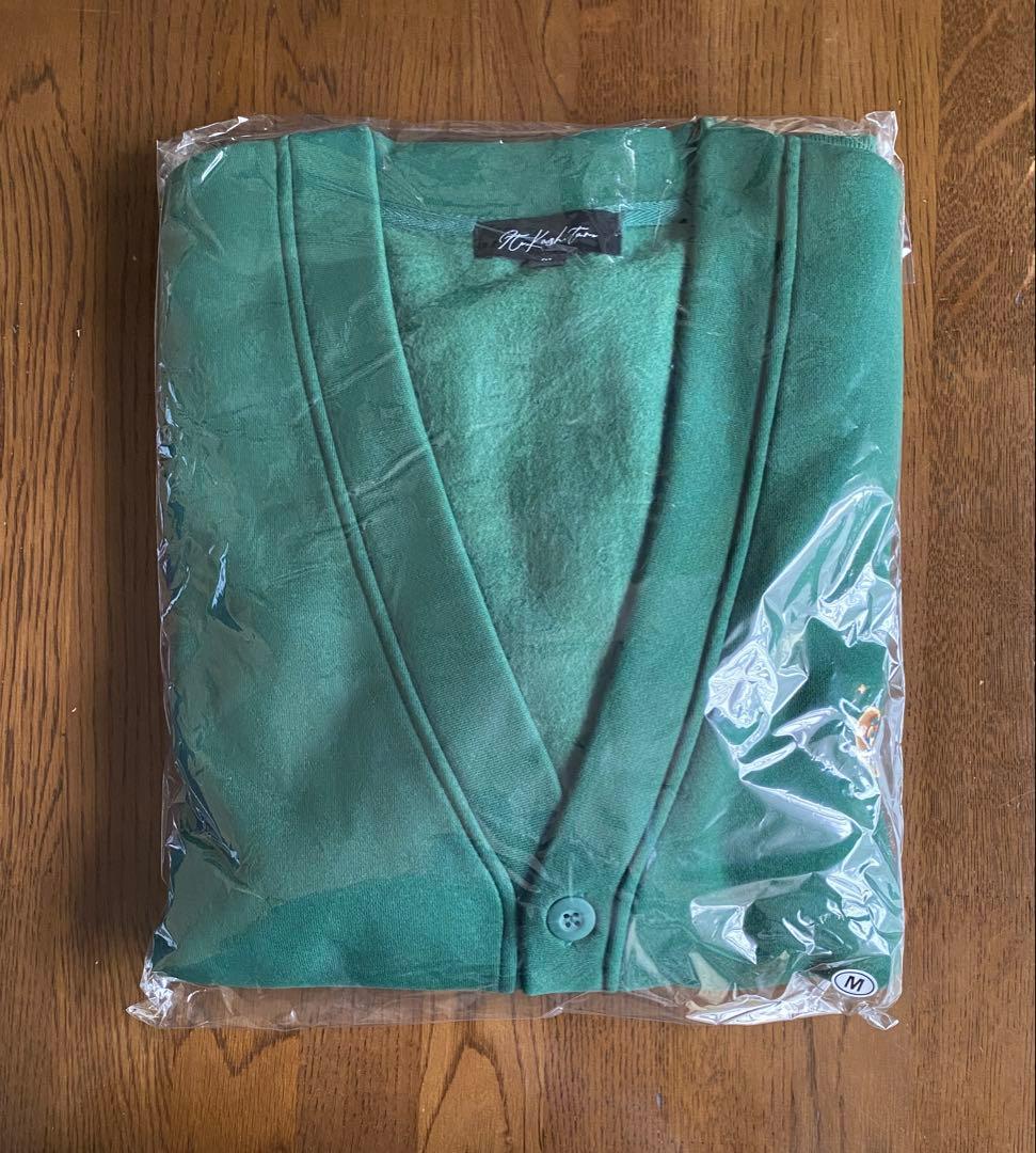 伊東歌詞太郎 s.s.w. スウェットカーディガン コスモグリーン M