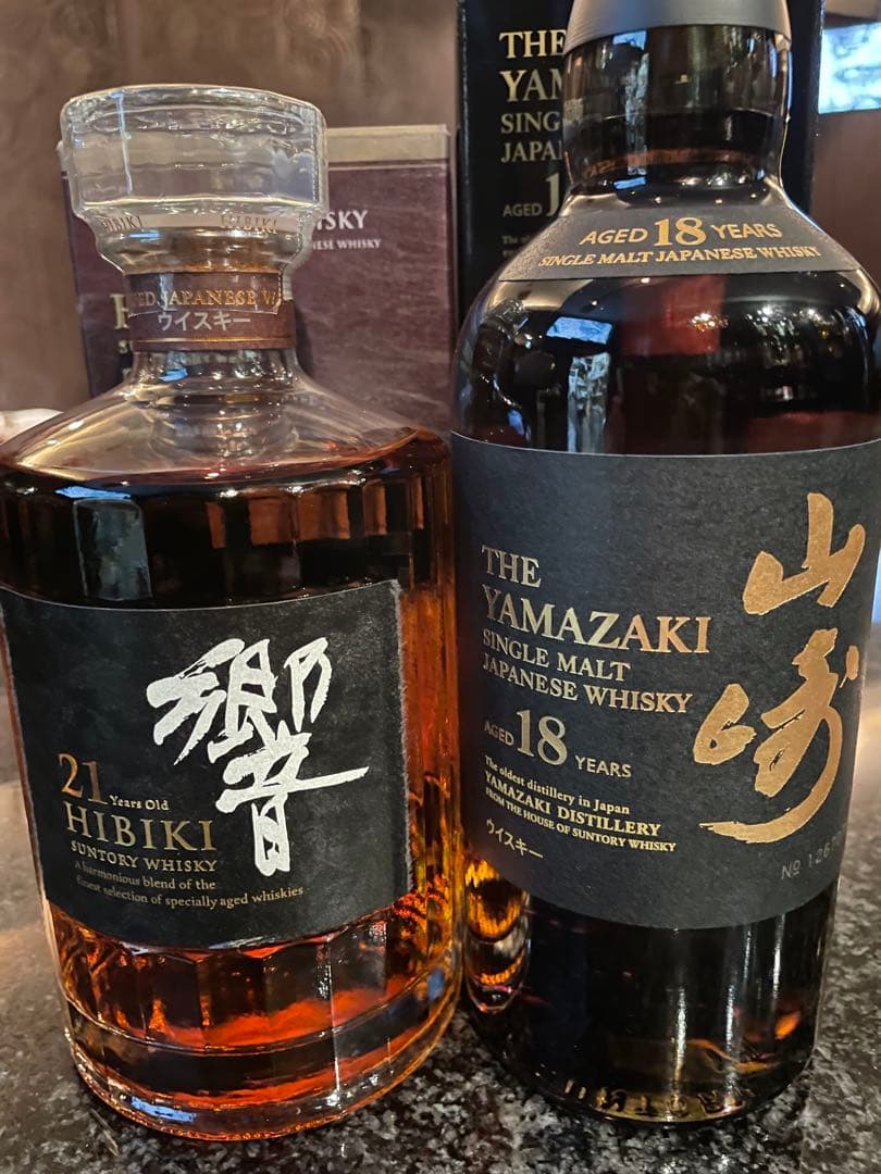 Hibiki 21年 & Yamazaki 18年 セット
