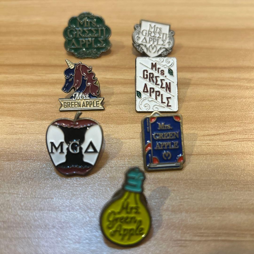 Mrs. GREEN APPLE ピンバッジ 7個セット