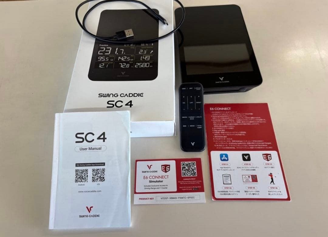 【美品】スイングキャディ SC4 Swing Caddie 計測器