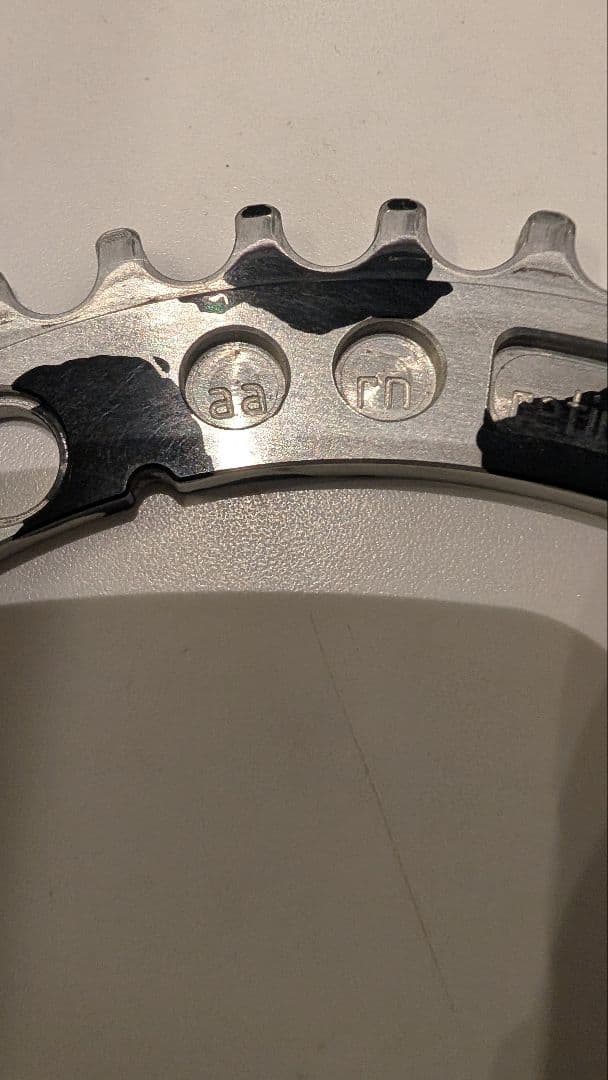 別注　AARN track chainring 43T (camo)　厚歯