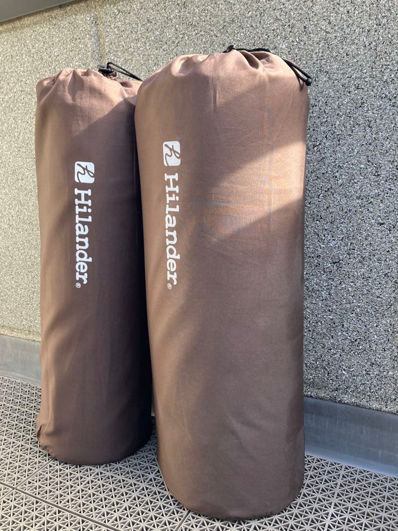 Hilander スエードインフレーター枕付き　5cmダブル