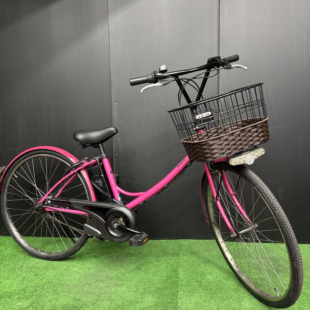 電動自転車 Panasonic A.girls ピンク　66★