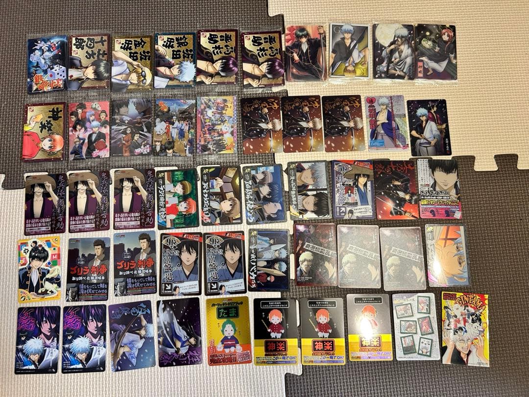 銀魂　カードダス　ウェハース　カード　シール　まとめ　50枚セット　銀時