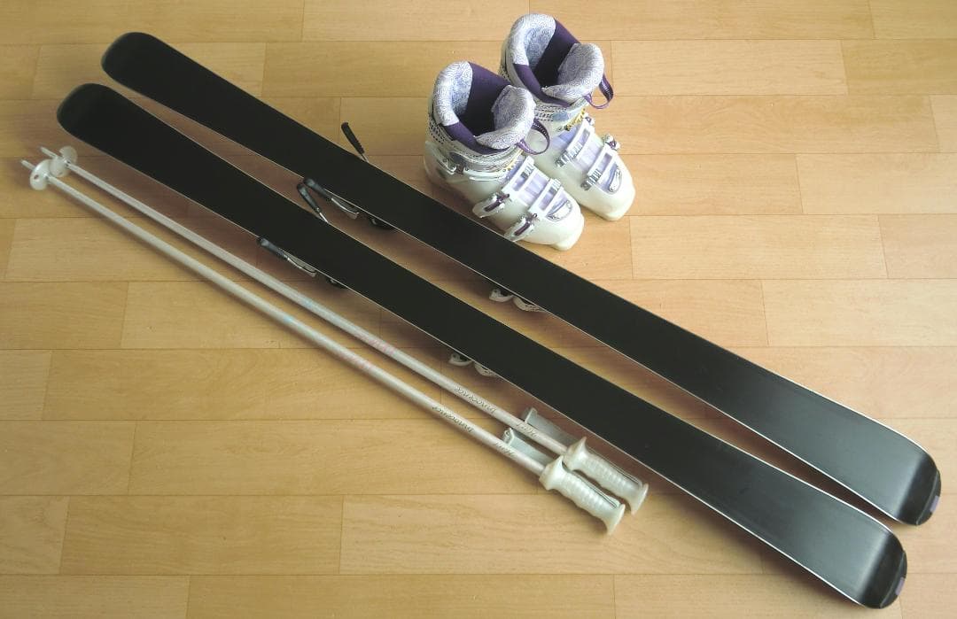 ■■送料無料■Hart■女性用スキーフルセット■板145靴24■メンテ付■■