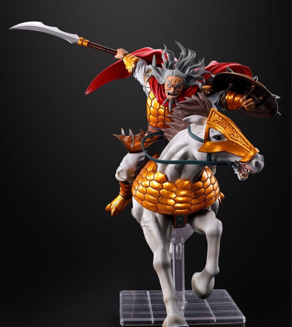 新品　キングダム　王騎　ヒョウ公　出陣　フィギュア