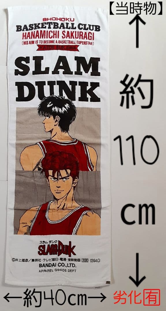 スラムダンク　SLAMDUNK　タオル　１枚