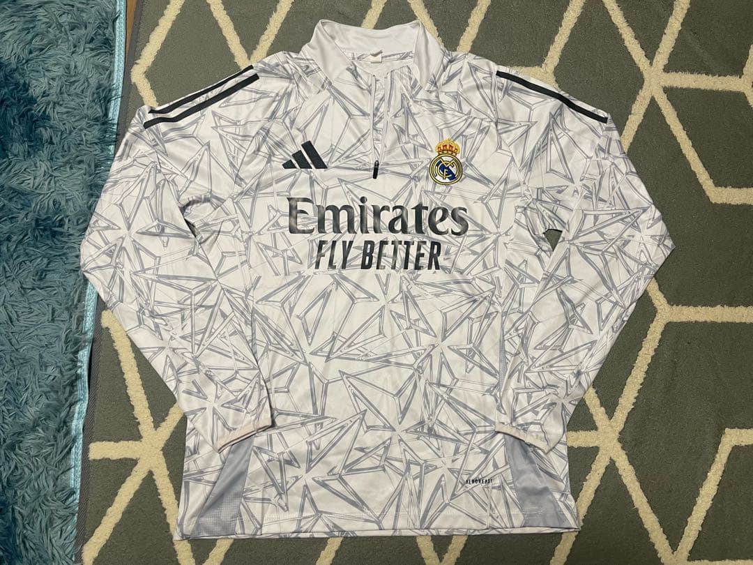 レアルマドリード ハーフジップ ドリルトップ トレーニングウェア