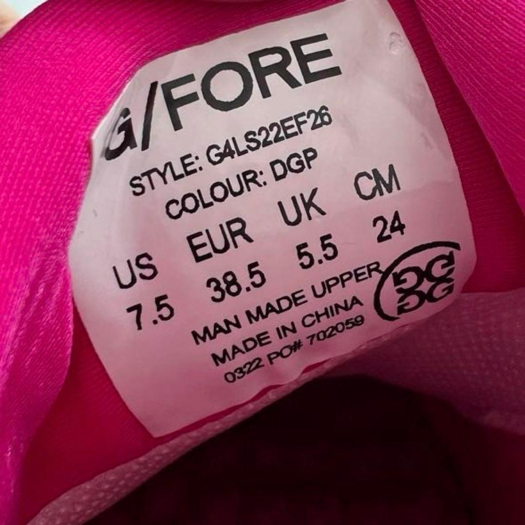 ✨新品未使用品✨G/FORE ジーフォア　ゴルフシューズ ピンク　MG4