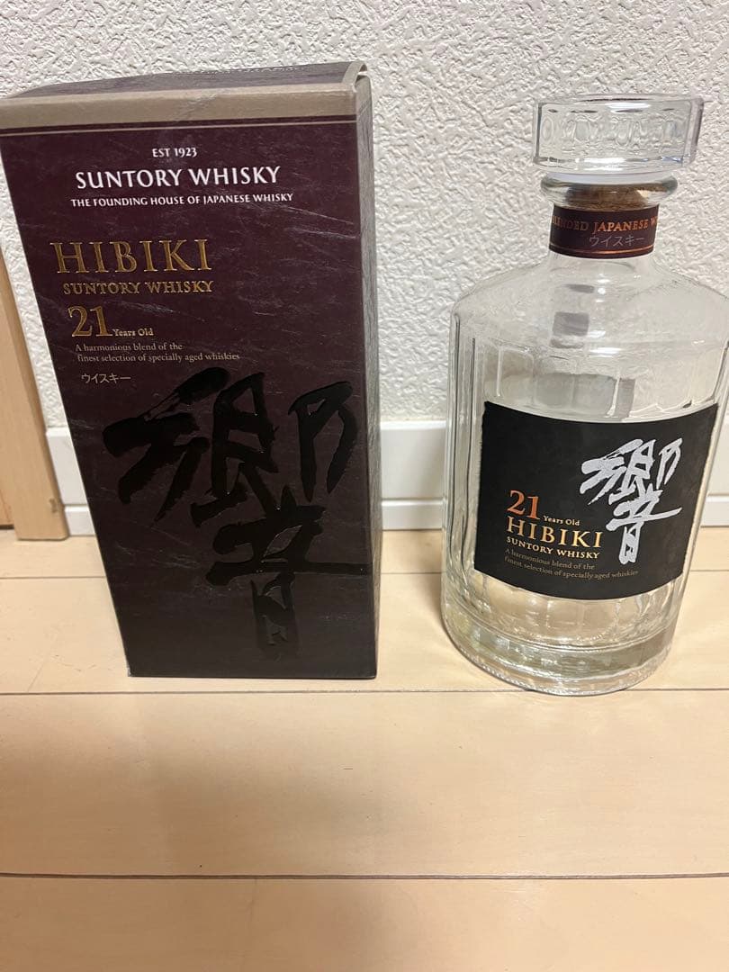 響 Hibiki 21年 空瓶 箱付き 未洗浄