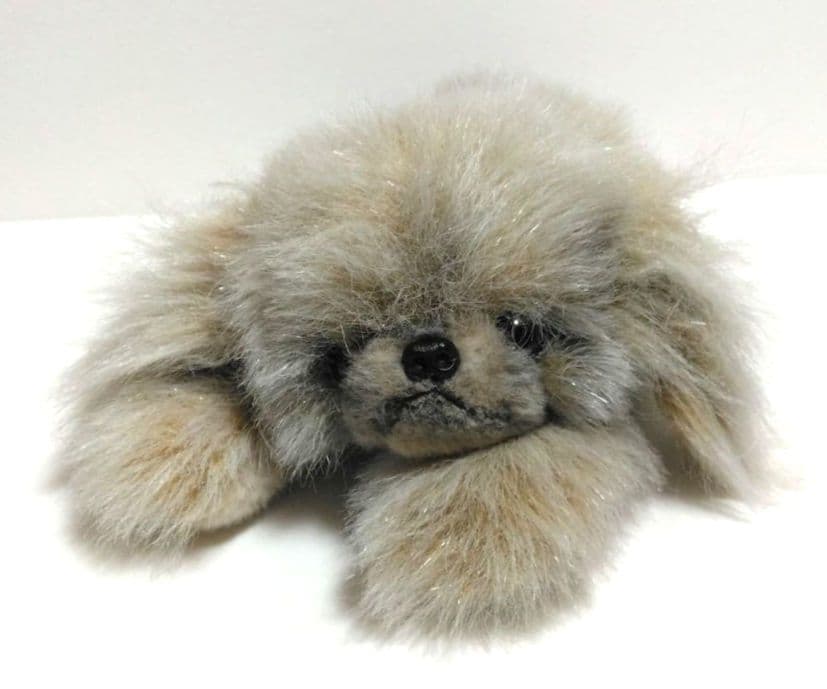 リーベ　犬　ぬいぐるみ　ペキニーズ　昭和レトロ　当時物　動物　希少　レア