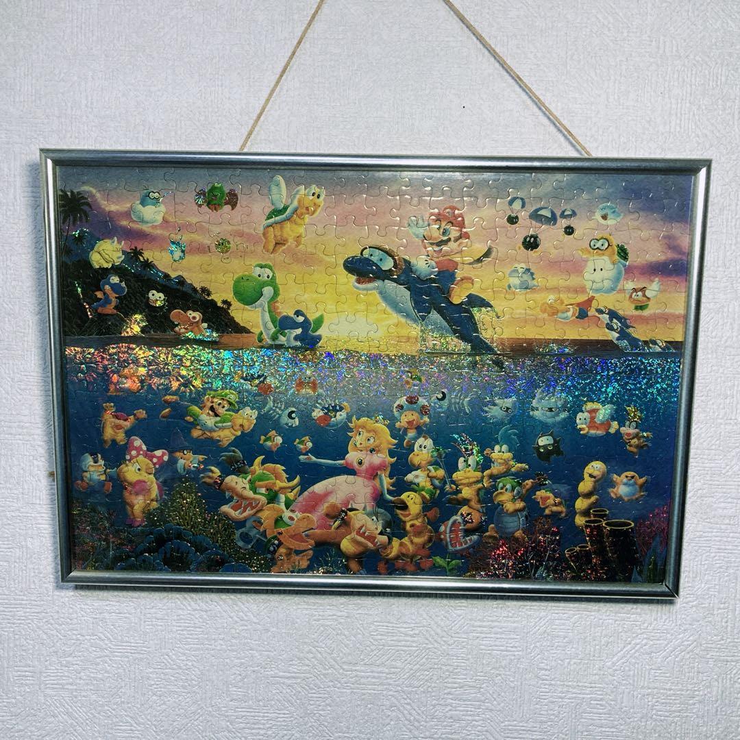 スーパーマリオワールド　マリオアドベンチャー　南の島　ジグゾーパズル完成品