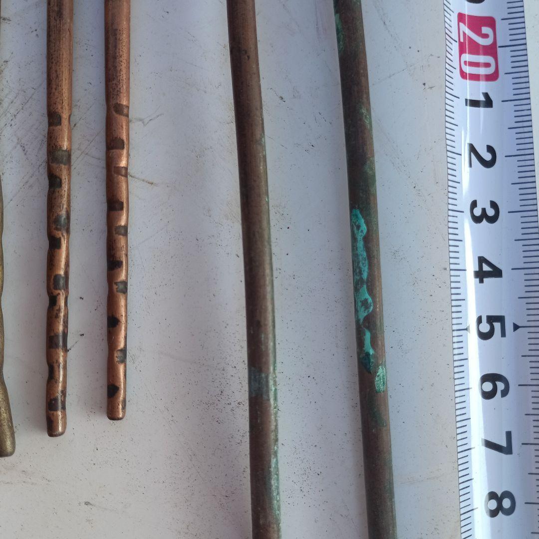 2007）火箸　四組＋半端/　火ばし　/茶道具　風炉　手あぶり　長火鉢