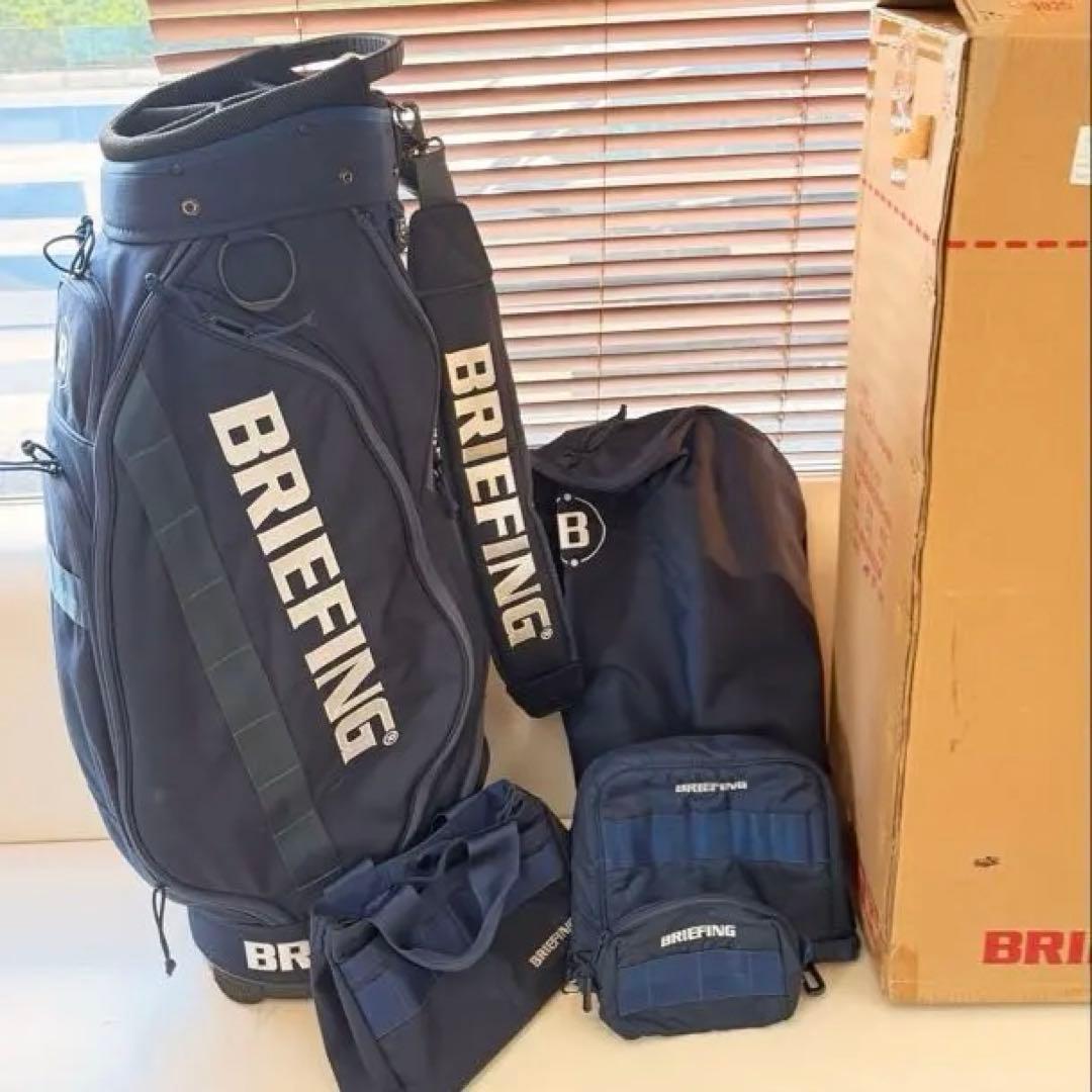 BRIEFING ゴルフバッグ ネイビー　CR-5 セット売り
