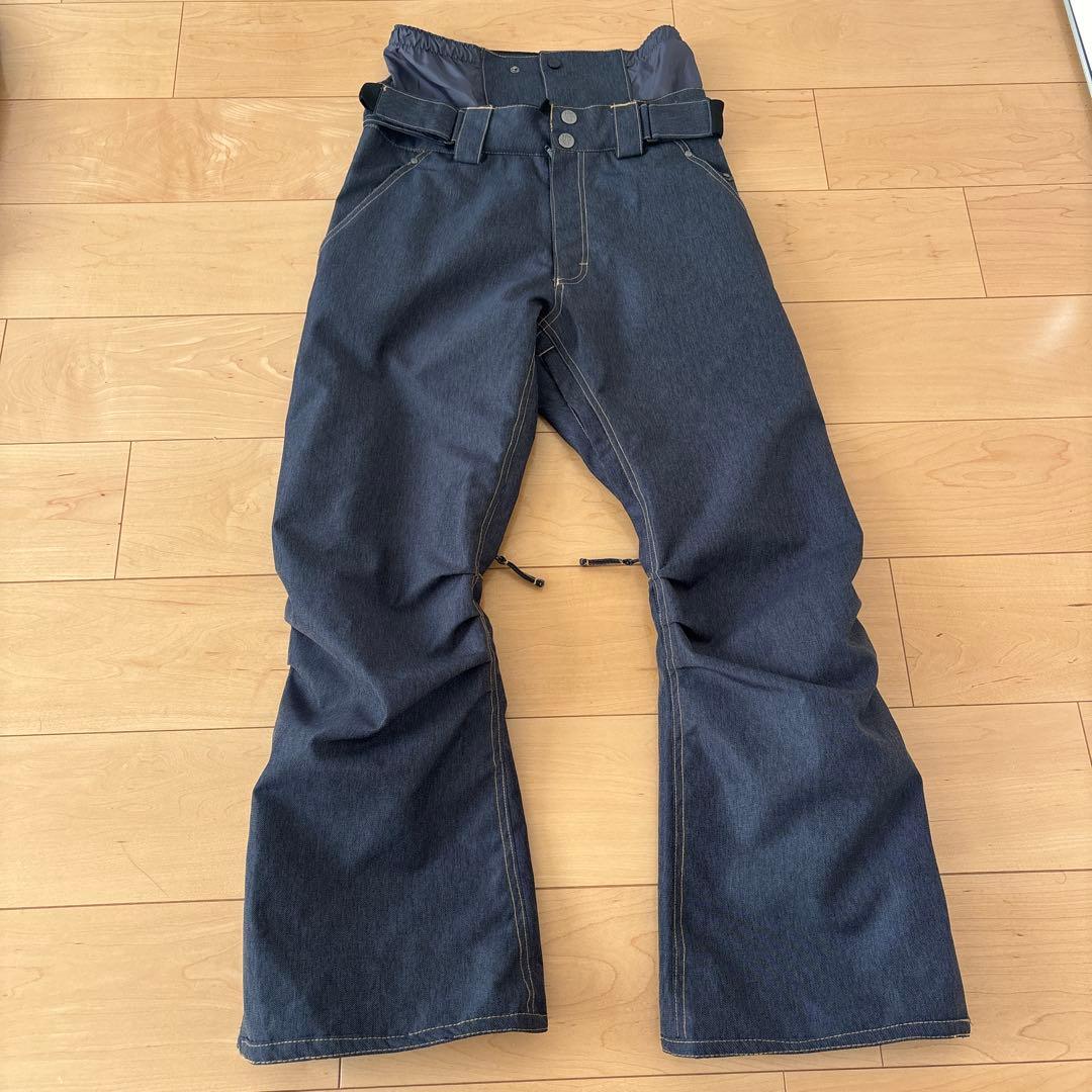 【美品】スノボ デニムパンツ　ユニセックスS
