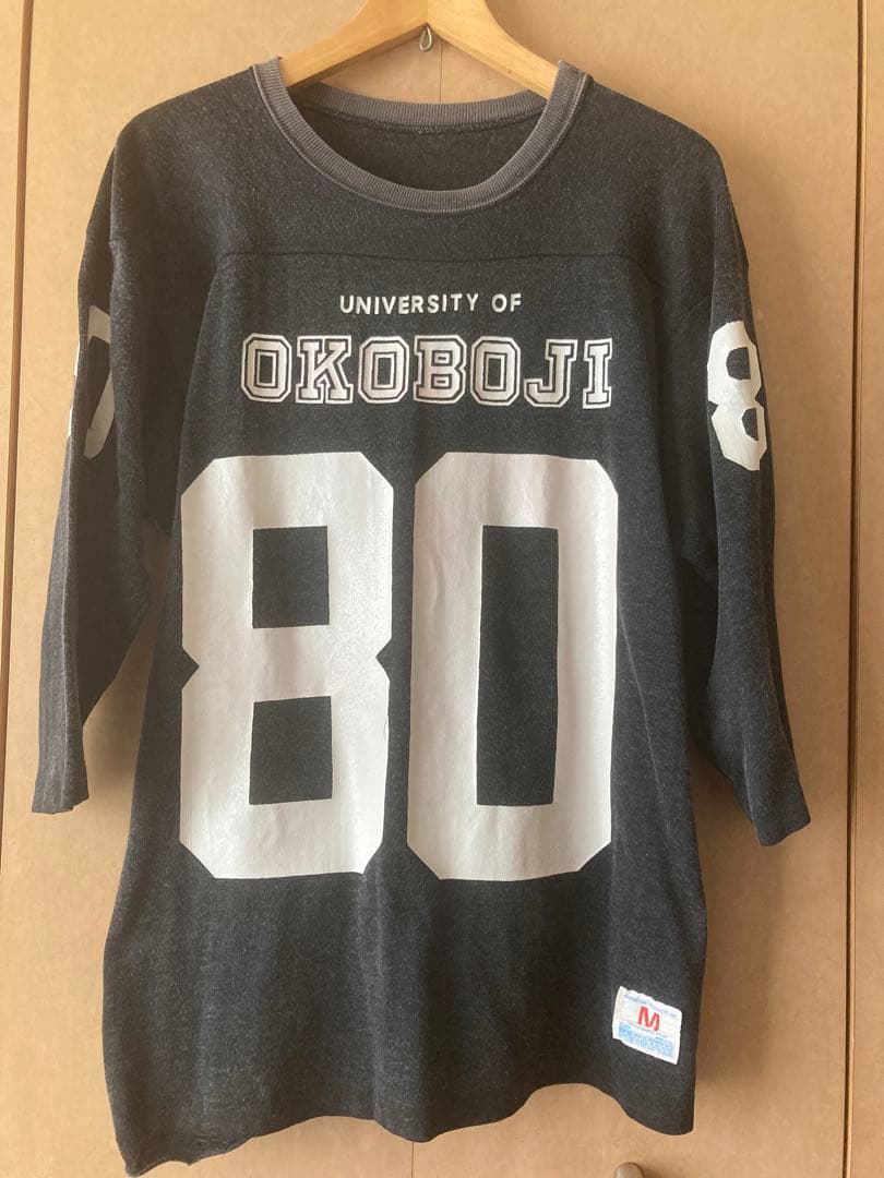 70’sチャンピオン フットボール Tシャツ 両面、両腕ナンバリング