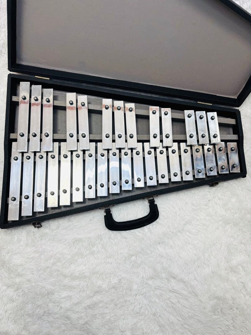 SAITO サイトウ グロッケン 鉄琴 32鍵 ハードケース付 マレット2本