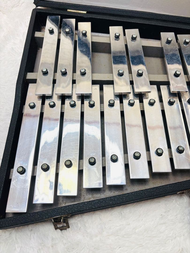 SAITO サイトウ グロッケン 鉄琴 32鍵 ハードケース付 マレット2本