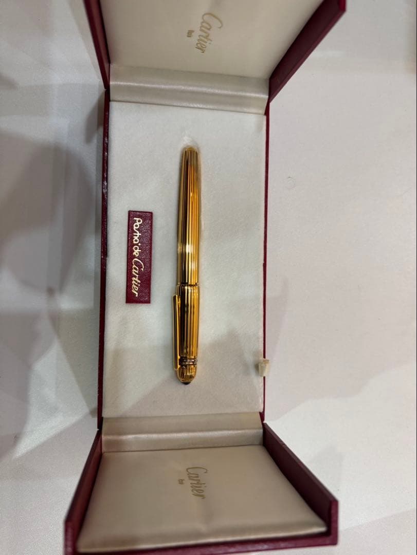 Cartier パシャ　ドゥ　カルティエ　18k 万年筆 専用ケース付き