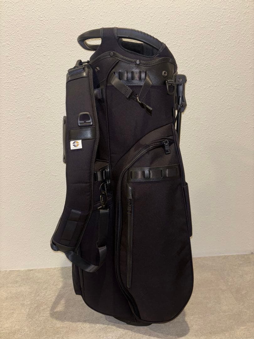 【美品】アッソブ キャディバッグ AS2OV GOLF BLACK 黒
