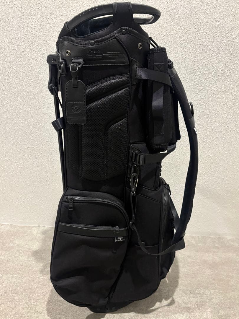 【美品】アッソブ キャディバッグ AS2OV GOLF BLACK 黒