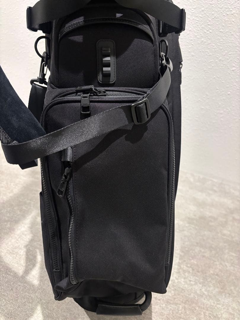 【美品】アッソブ キャディバッグ AS2OV GOLF BLACK 黒