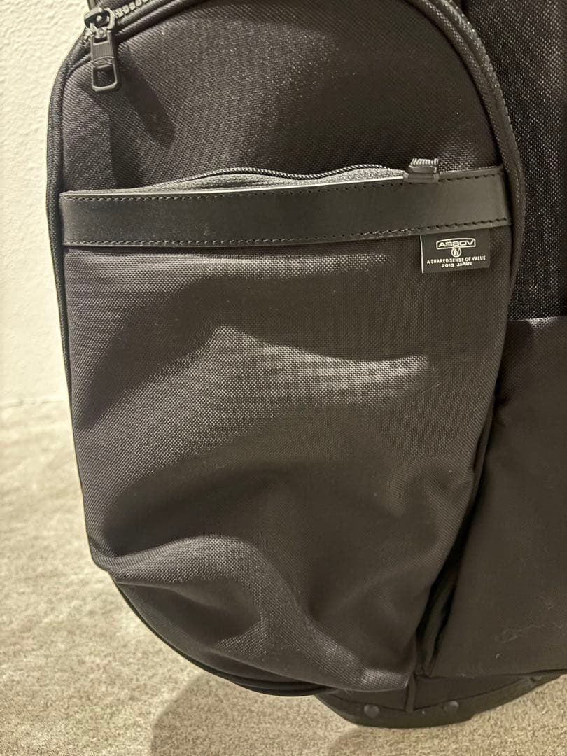 【美品】アッソブ キャディバッグ AS2OV GOLF BLACK 黒