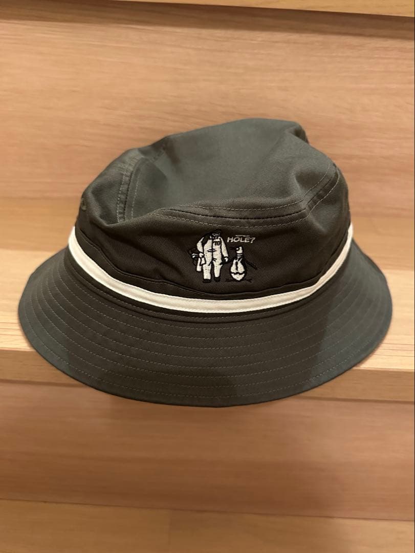 Penguin by Golfickers BUCKET HAT カーキ　タグ付