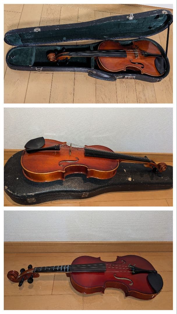 訳あり バイオリン 3挺