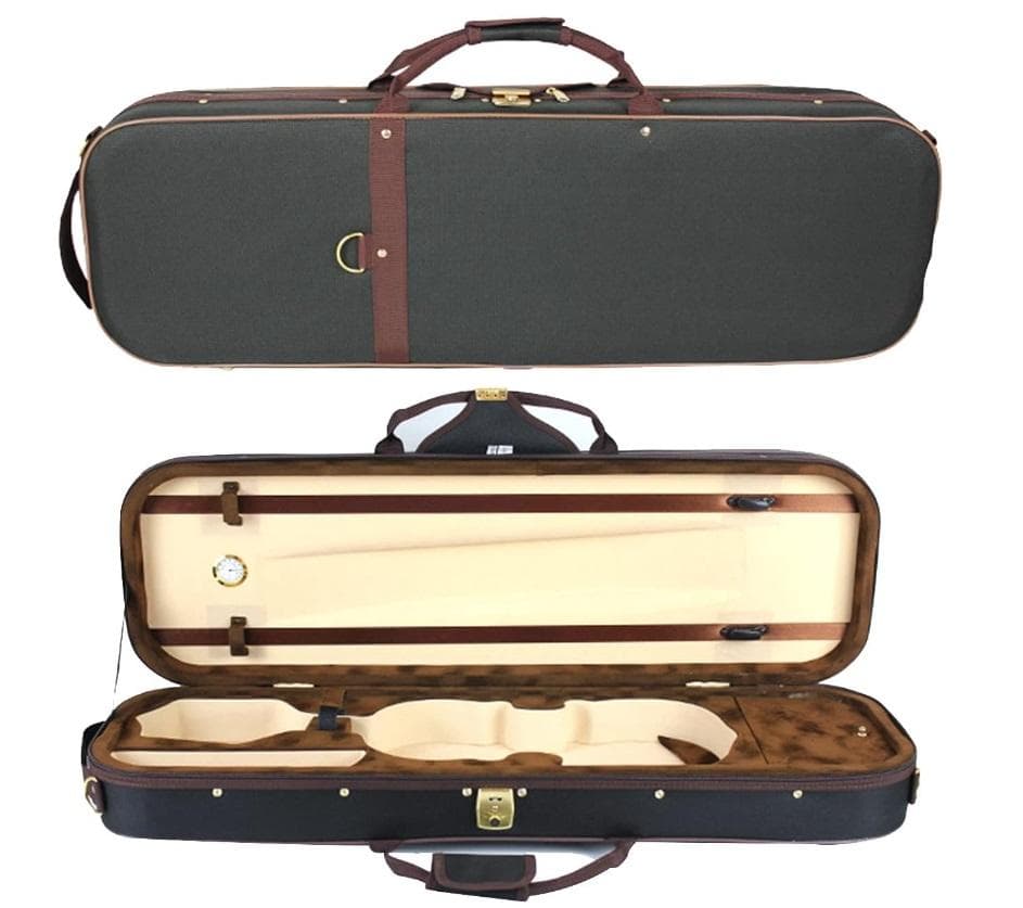4/4 バイオリンケース 湿度計付きブランケット1 ストラップ2