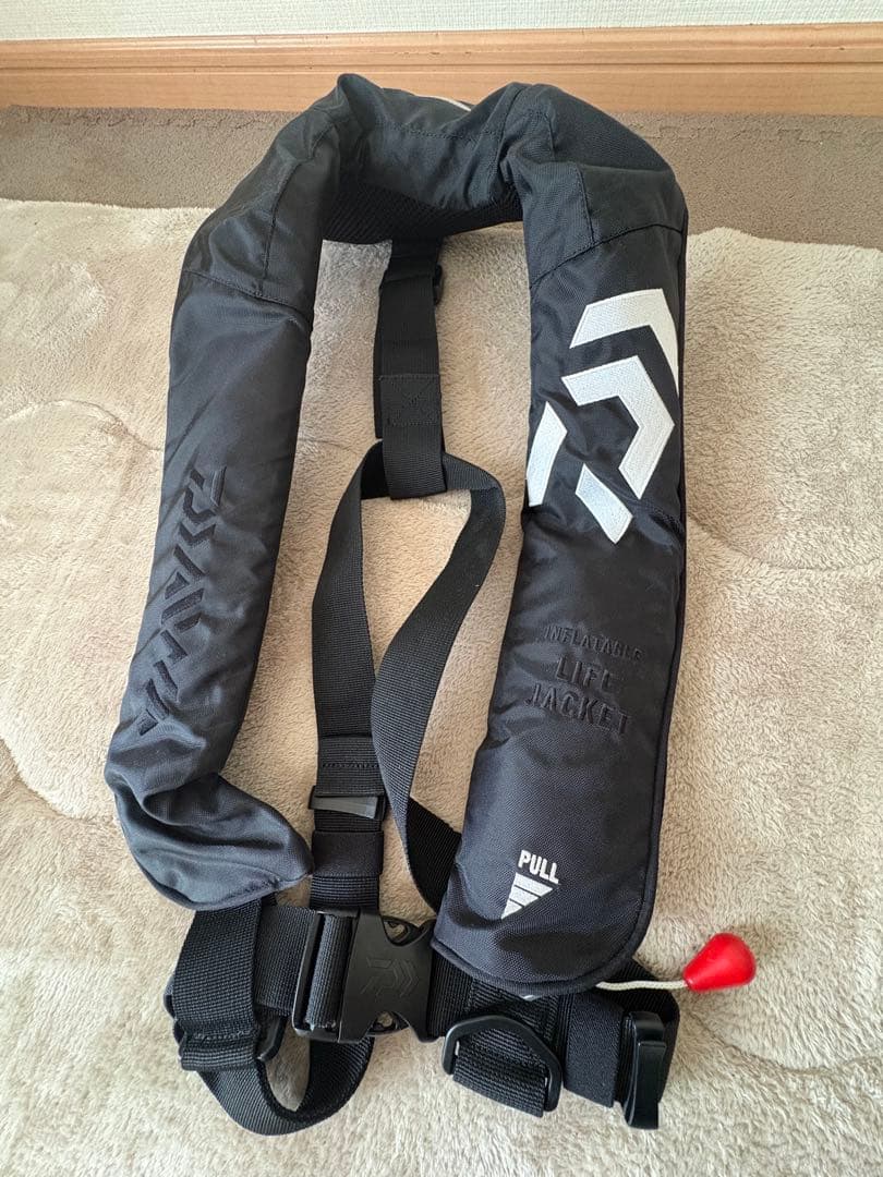 k’z  ダイワ(Daiwa)膨張式ライフジャケット ブラック