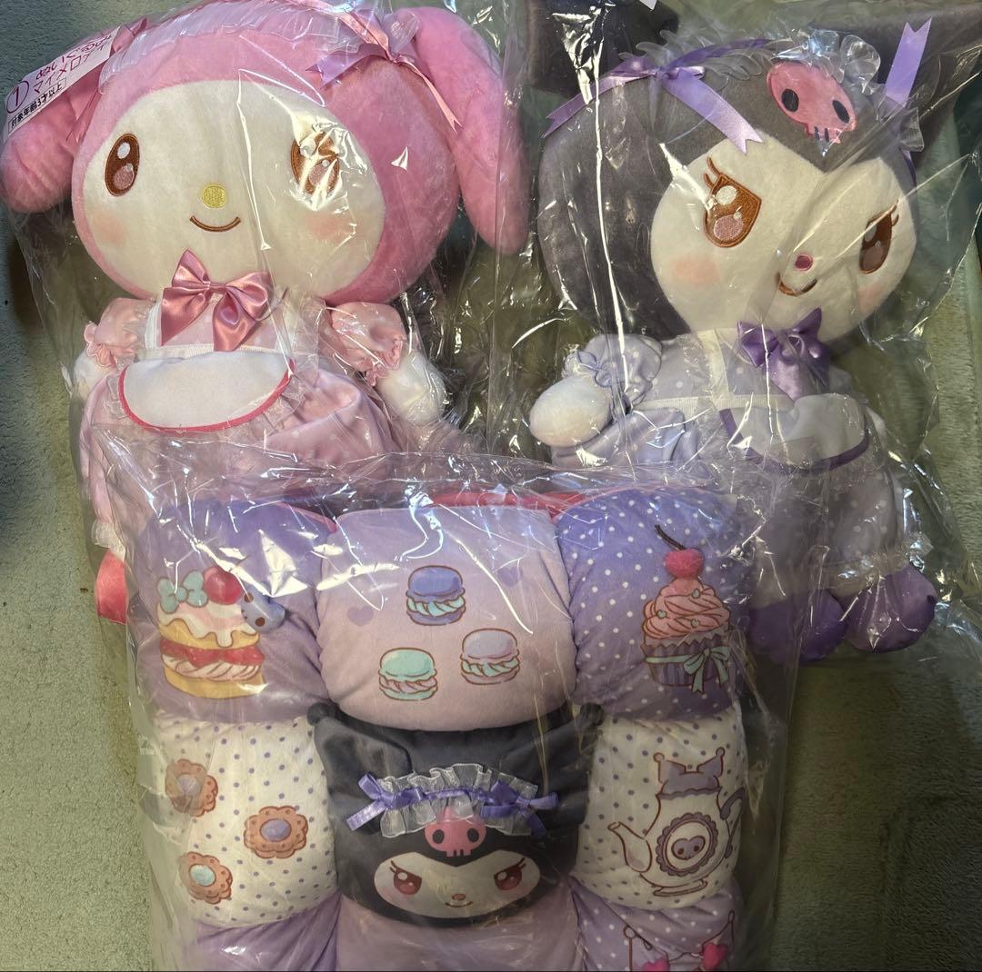 マイメロディ クロミ 当たりくじ ぬいぐるみ ラスト賞 クッション