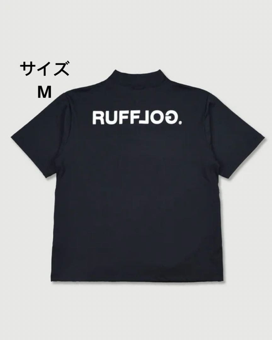 RUFFLOG HALF ZIP MOCK NECK SHIRT サイズM