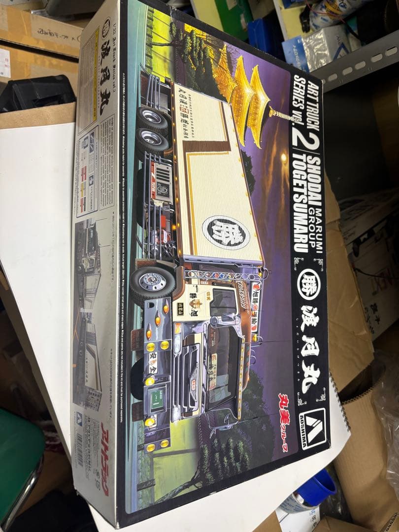 丸美グループ　初代渡月丸　デコトラプラモデル