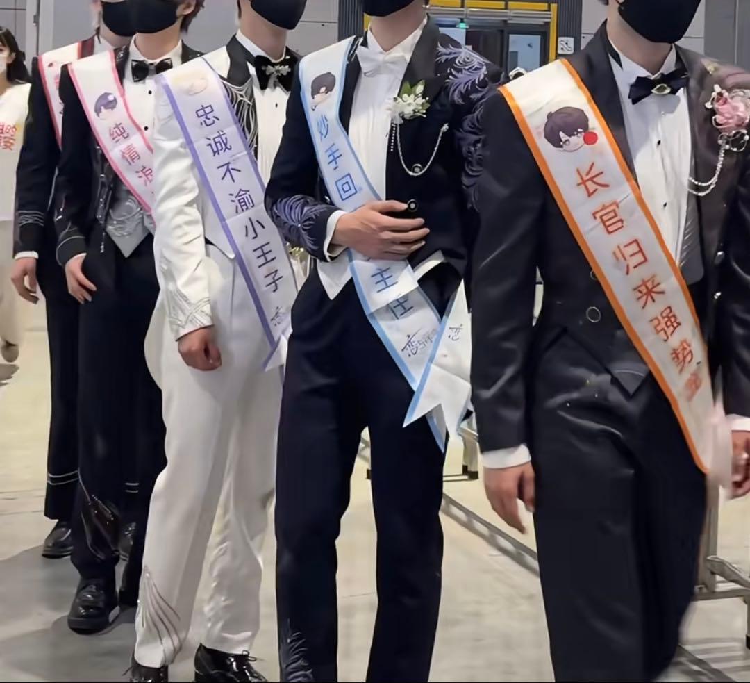 恋と深空　ホムラ　BW会場配布 リボン 公式 タスキ