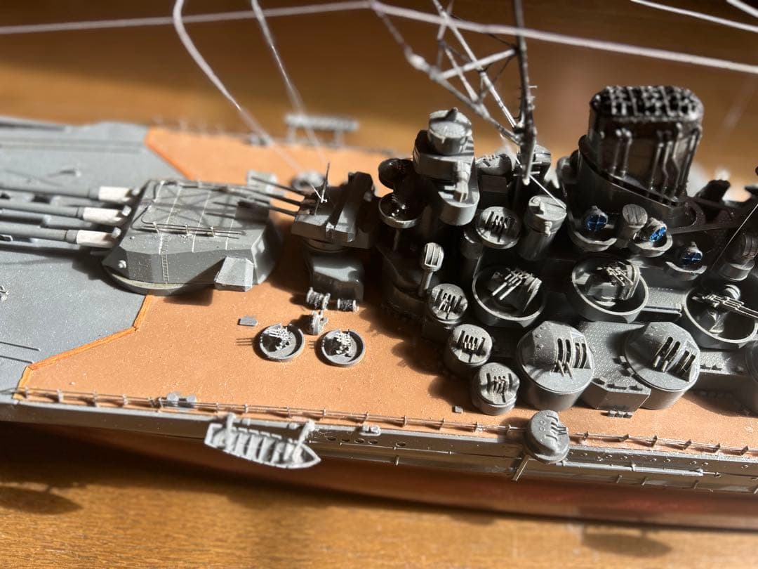 超大型戦艦大和1350mm製作完了しました。(1号作戦時)使用です。