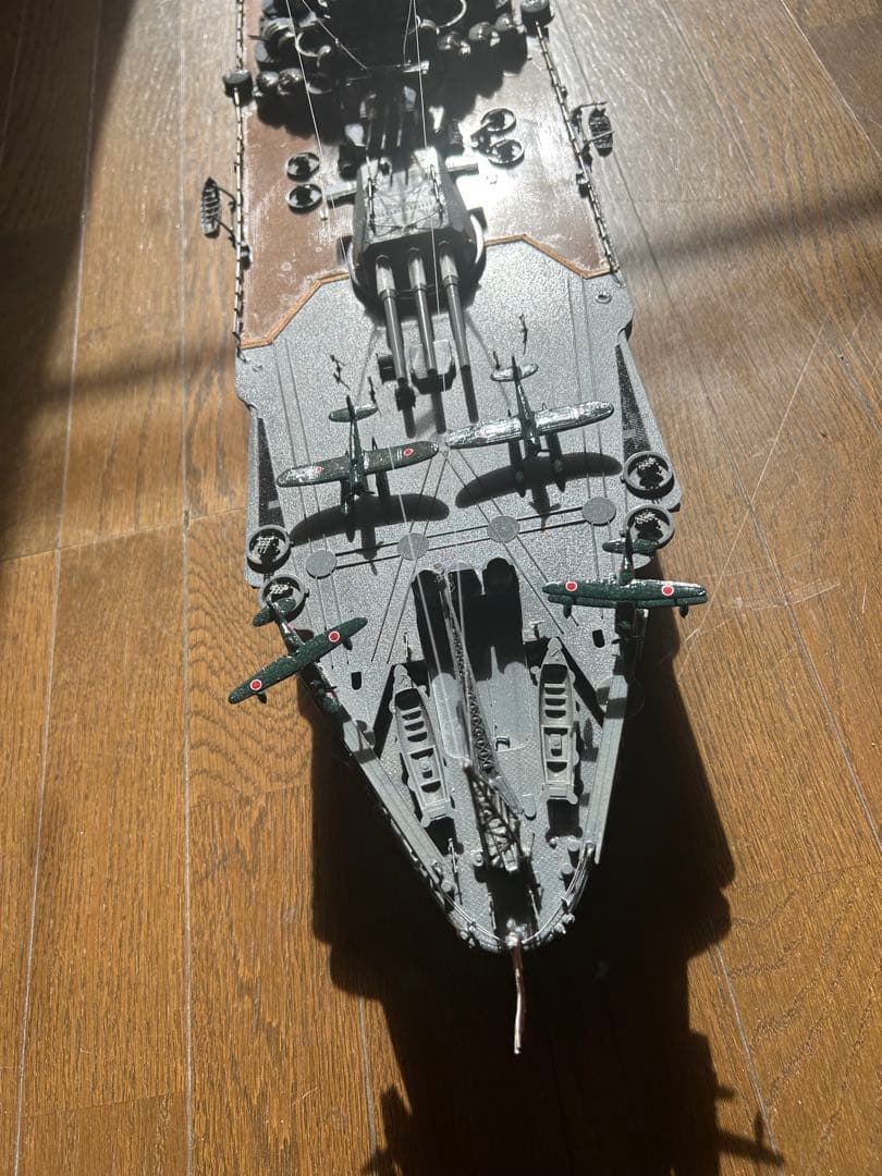 超大型戦艦大和1350mm製作完了しました。(1号作戦時)使用です。