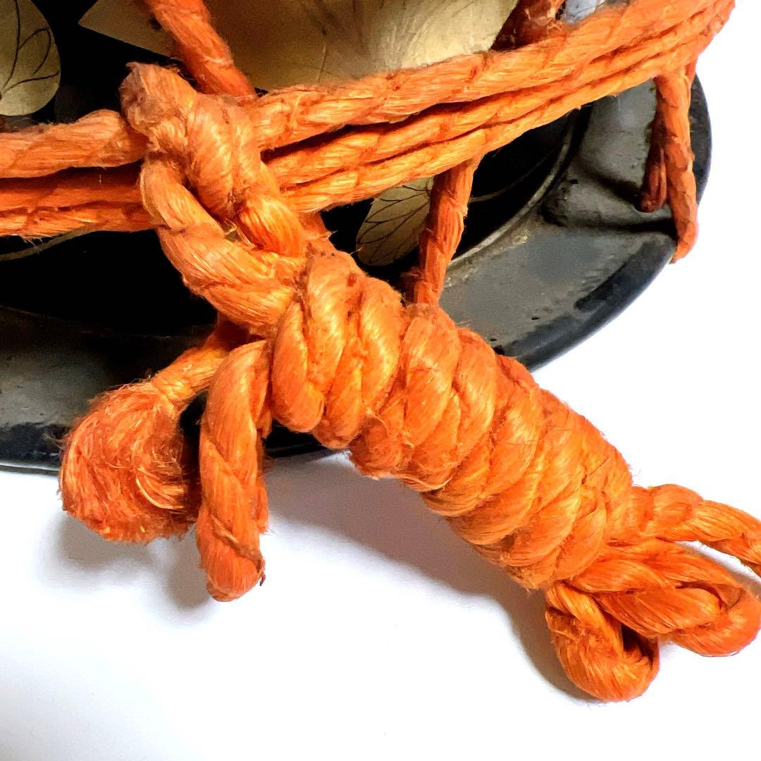 【蒔絵・金彩】締め太鼓　和太鼓 34.5cm×16cm 扇絵柄　扇子　打楽器