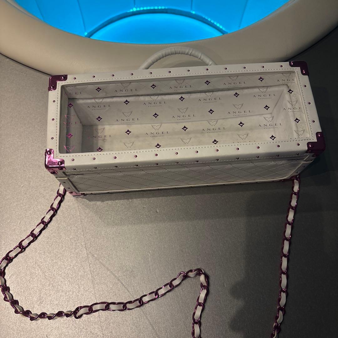 専用　ANGEL 透明バッグ ホワイト 紫 青