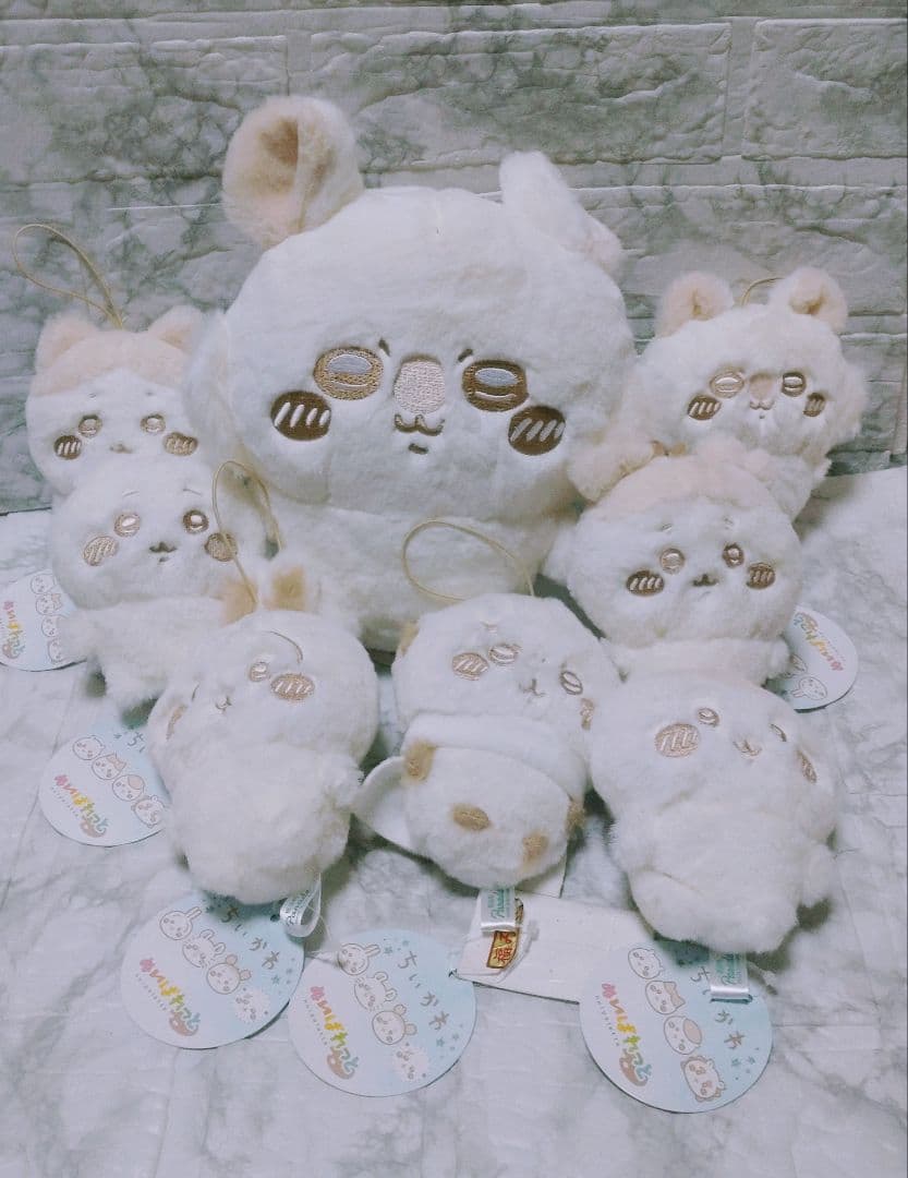 ちいかわ ぬいぱれっと〜ミルクいろ〜 ぬいぐるみ② モモンガ マスコット7点