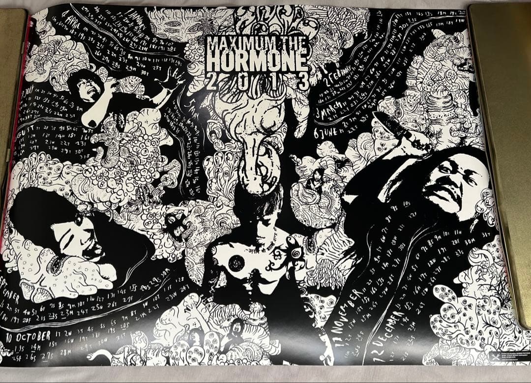 マキシマムザホルモン　カレンダー　複数年あり