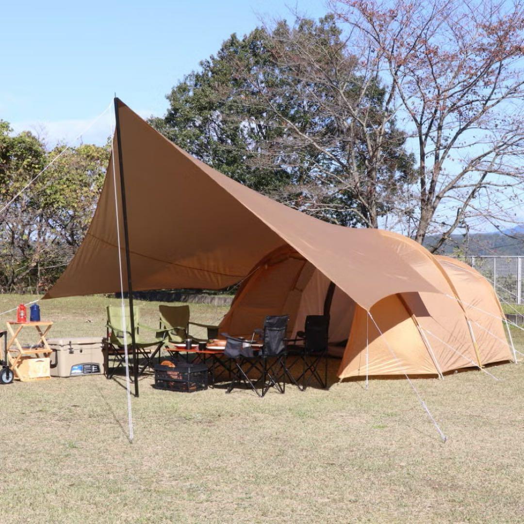 中古品　IGNIO 2ルーム トンネルテント&ヘキサタープセット