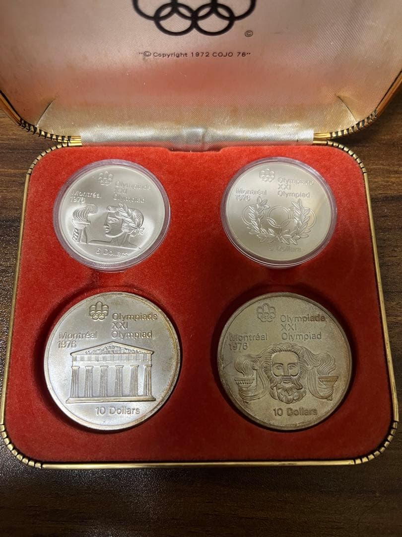 モントリオールオリンピック記念銀貨セット