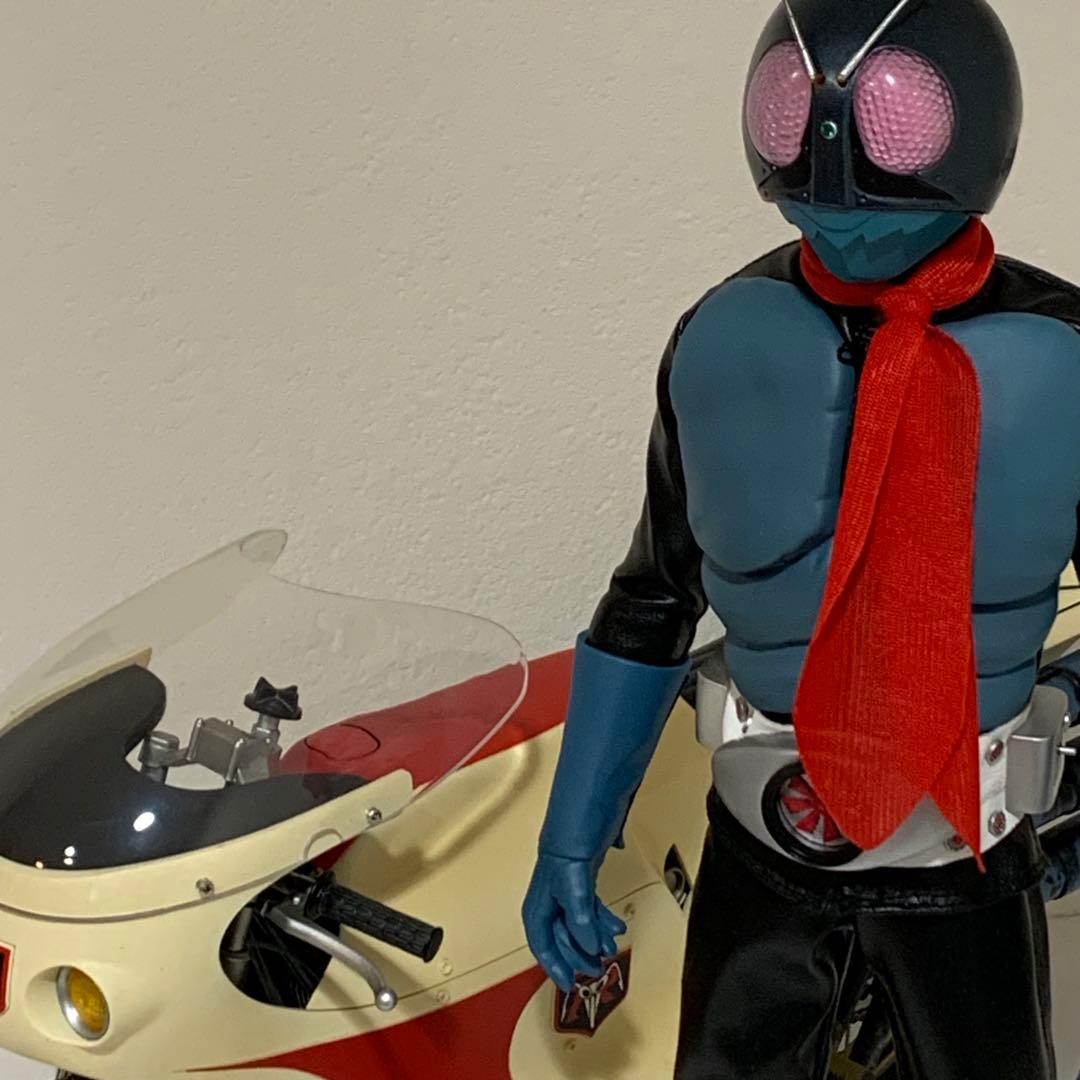 n*6様 メディコムトイ RAH 仮面ライダー旧1号 Ver.3.5 ＆ サイク