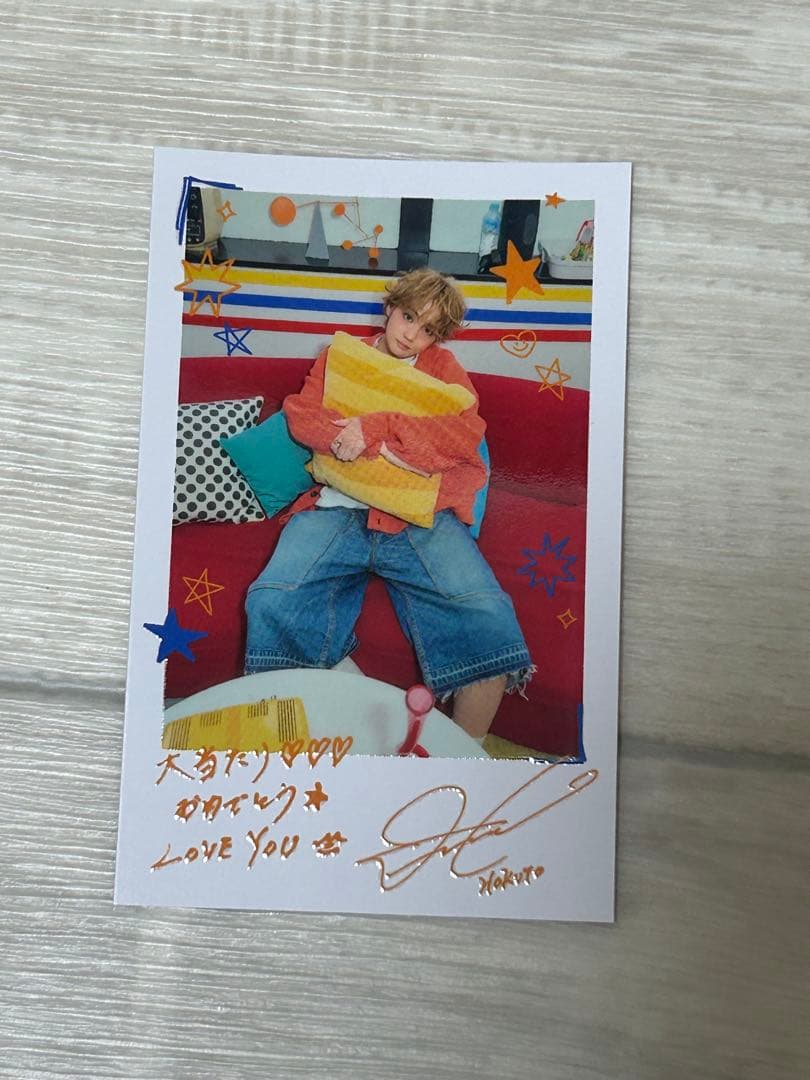 吉野北人　ポラロイド風カード　シクレ