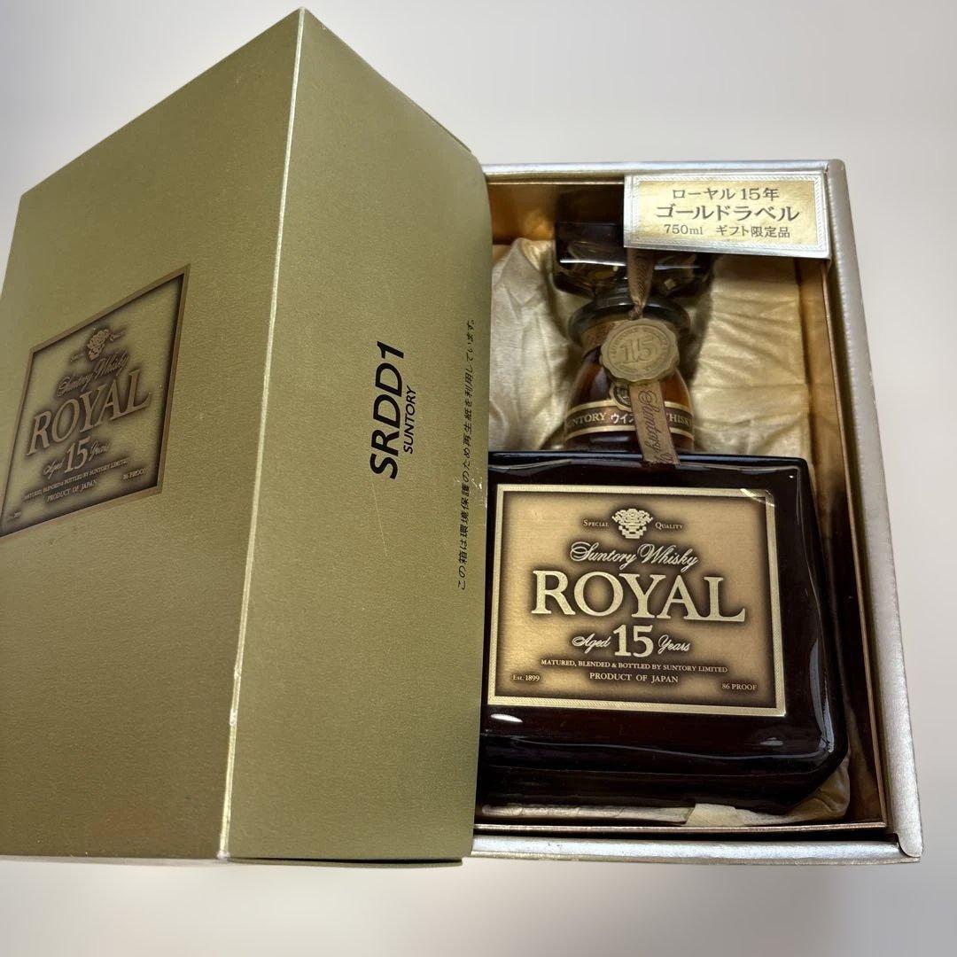 ユウ240様　サントリーウイスキー ローヤル 15年 ゴールドラベル 750ml
