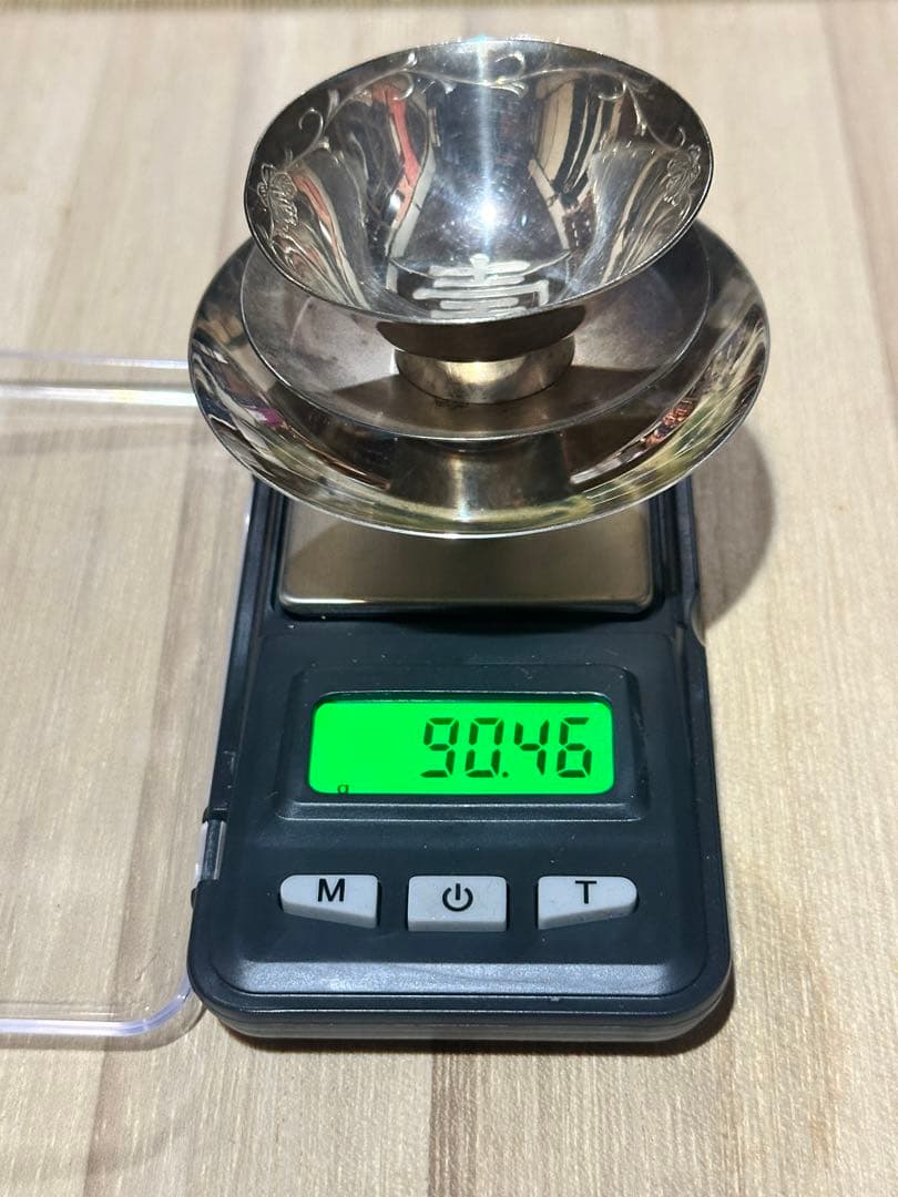 純銀盃4点 223グラム 銀杯